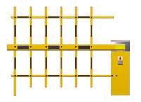 三栏栅栏数字道闸-B型